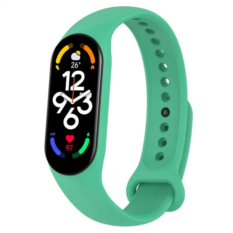 

Watch Wristband Heart Rate Fitness Pedometer Bracelet Soft Tpu Silica Gel Sport Watchband Silicone Bracelet For Xiaomi Mi Band 7