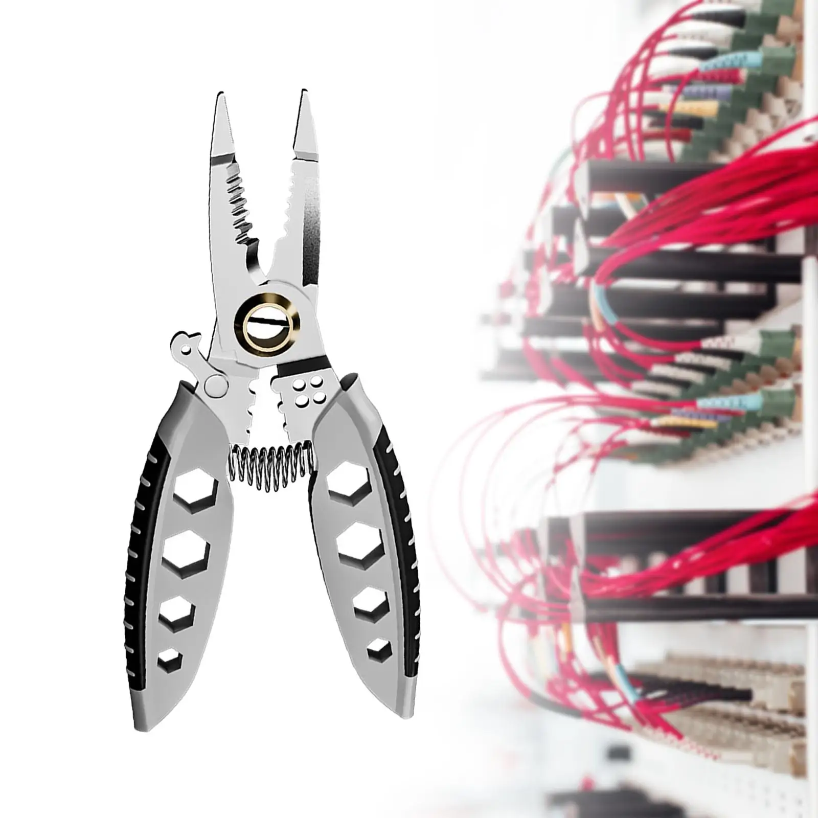 Многофункциональный инструмент для зачистки проводов затяжки винтов обжима