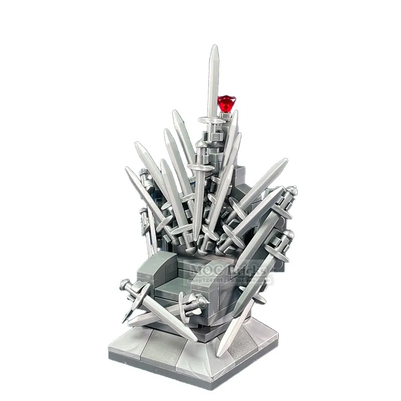 Throne Building Blocks Beiks Mini Action Figure Model Toys