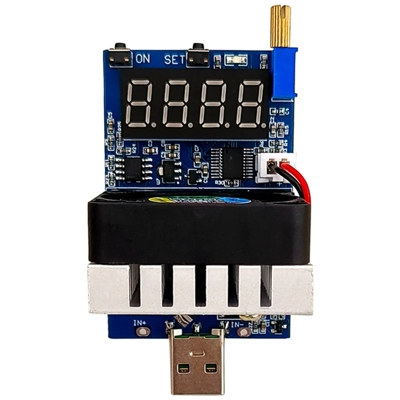 

35 Вт USB Интеллектуальный электронный тестер нагрузки цифровой дисплей Вольтметр регулируемый постоянный ток старение резистор напряжение