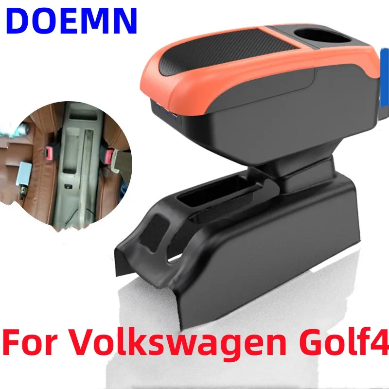 

Подлокотник для VW Golf, подлокотник для Volkswagen Golf4, автомобильный подлокотник, Модернизированный интерьер автомобиля, подстаканник с USB, автомо...