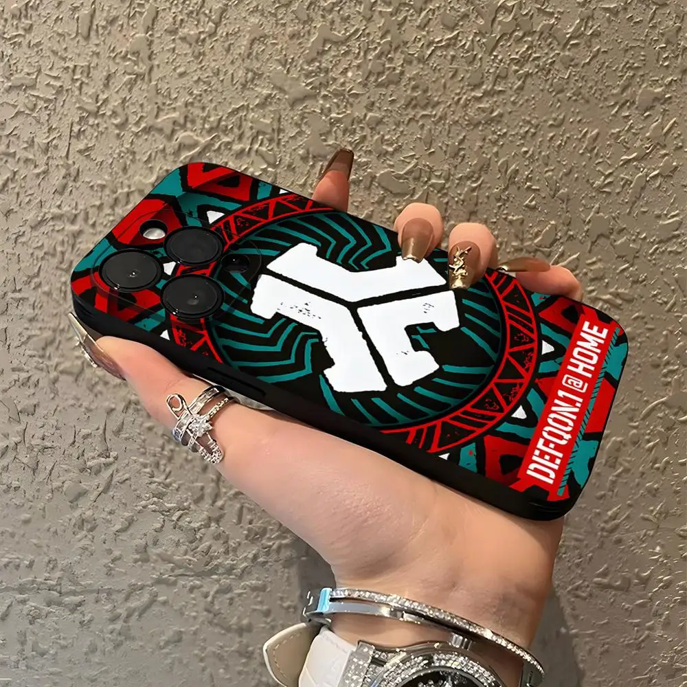 Музыкальный чехол для телефона D-Defqones 1 Potdemiel iPhone 15 16 13 Pro Max 14 12 11 Xr X Xs 8 7 Plus роскошная