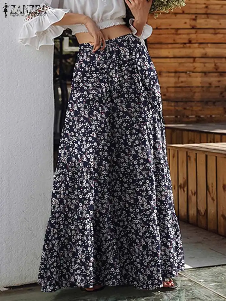 Брюки ZANZEA женские с широкими штанинами