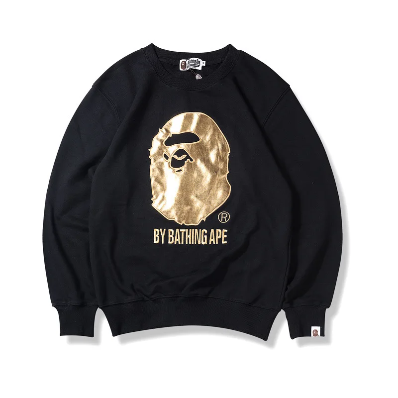 

Gilded Appliqué Crew Neck Pullover Sweatshirt