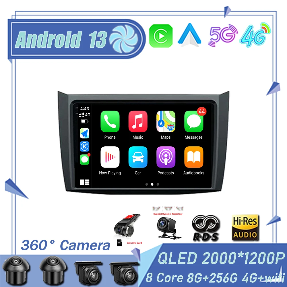 

Android 13 для Lifan 620EV 650EV 2015 - 2019 автомобильное радио, мультимедийный видеоплеер, навигация GPS Carplay No 2Din 2 Din DVD