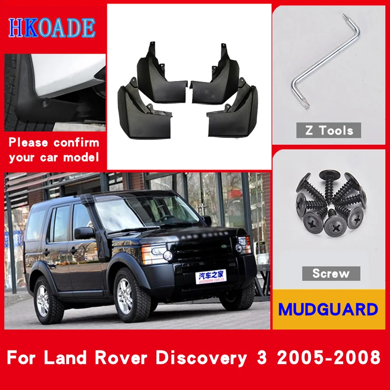 

Car Fender Mud Flaps For Land Rover Discovery 3 2005-2008 Mudguards Splash Guards Fender Mudflaps Car Fender Accessories