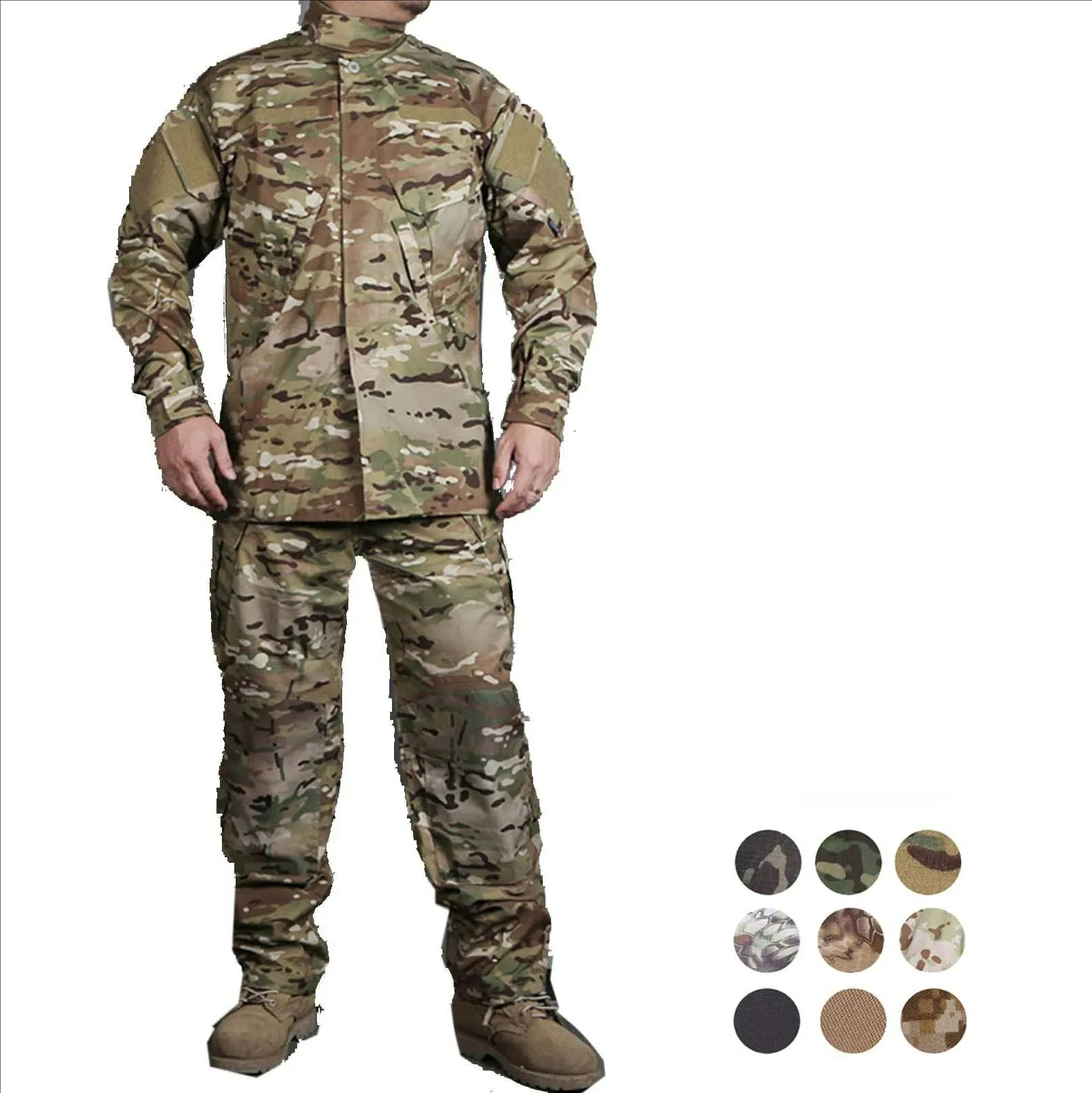 Emersongear Tactical Field BDU Combat R6 Комплект Рубашка Брюки Униформа Костюмы Штурмовая
