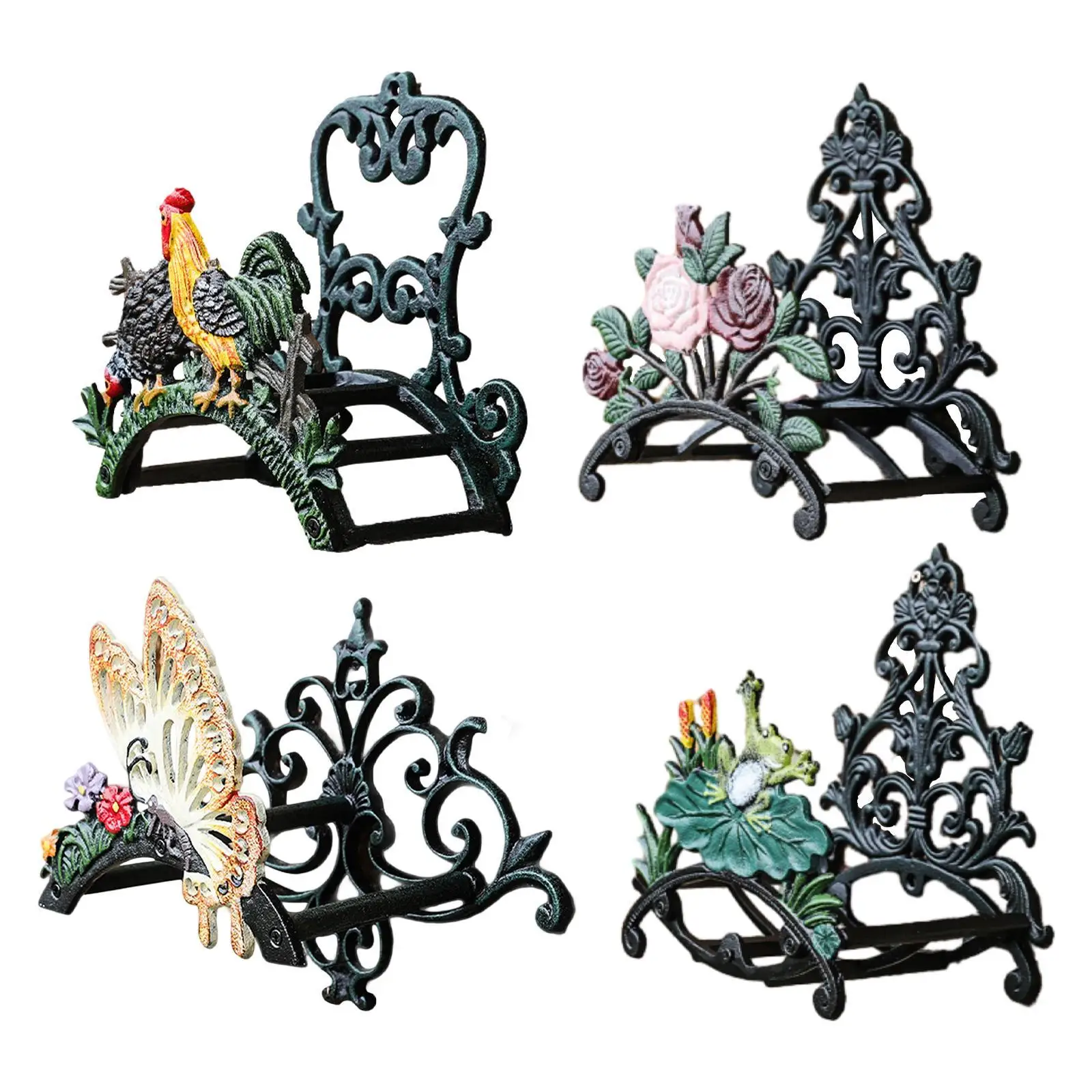 Настенная стойка для водяного шланга держатель садового винтажная простая в