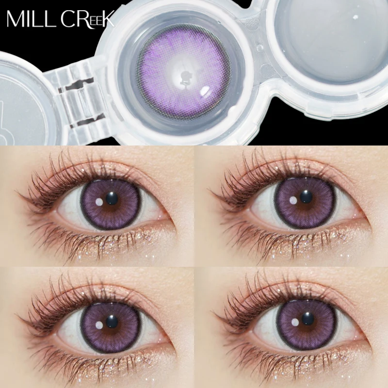 

Annual Contact Lenses Myopia Prescription Colored Contact lens Beauty colorful Pupil 14.5MM Degree 0 to-8.00 Free Shipping