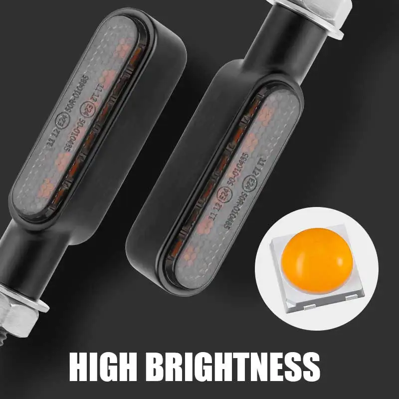 Светодиодный мини-указатель поворота для мотоцикла 8 мм указатели фонарь с