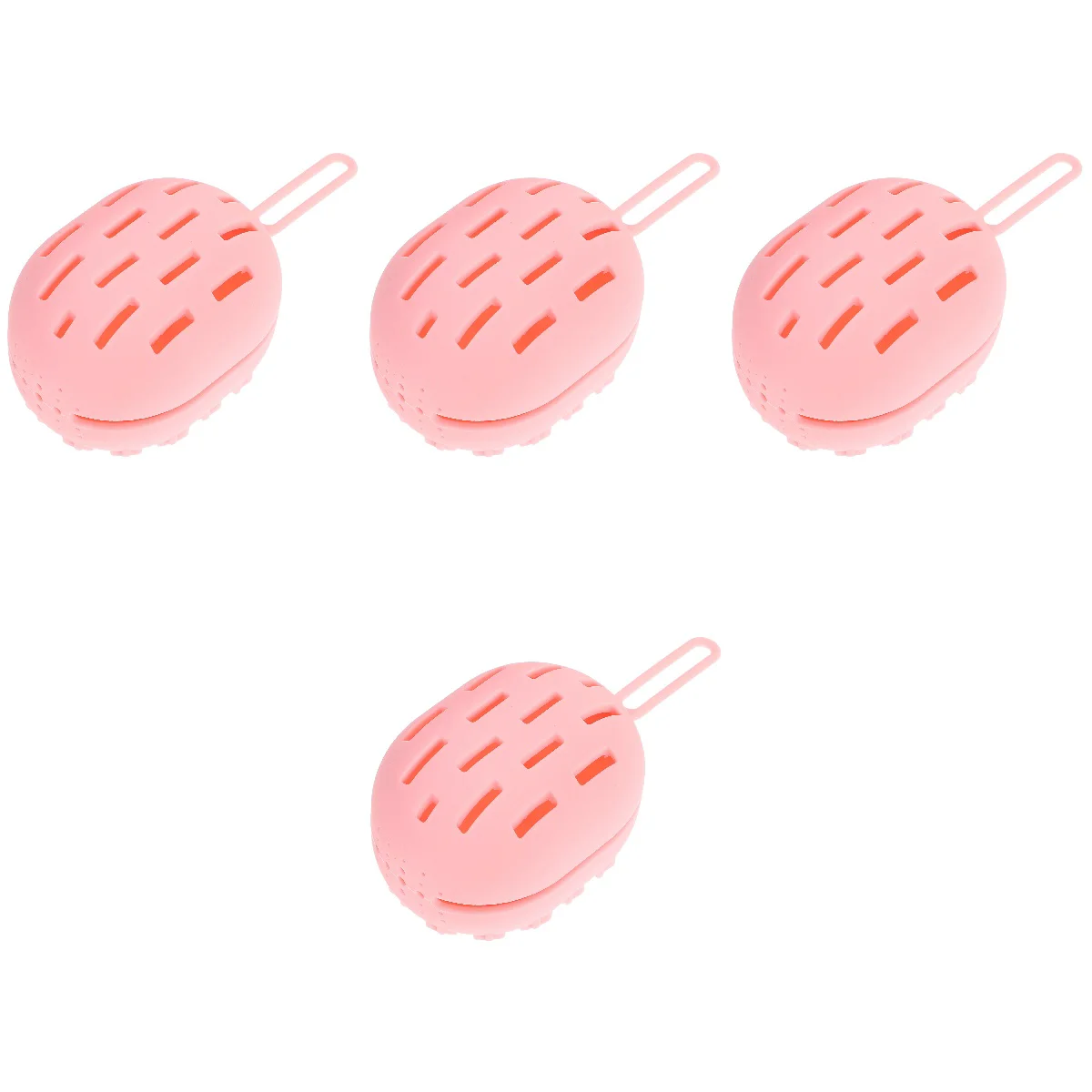 

4pcs Makeup Sponge Box Silicone Sponge Holder Makeup Egg Storage Case