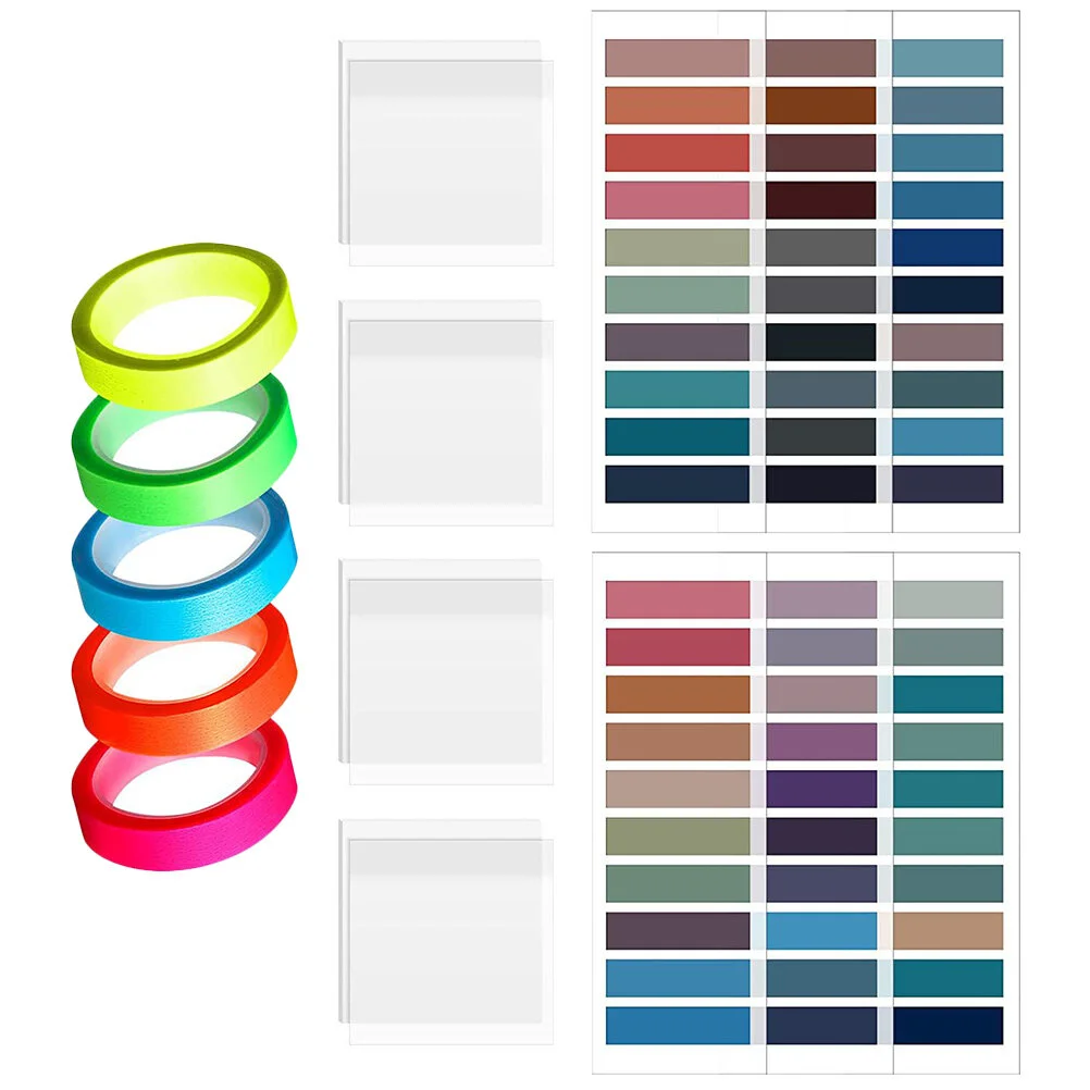 

Morandi Clear Duct Tape School Book Tabs Very Fine Reading Page Markers Sticky Flags The Pet Household Self-adhesive