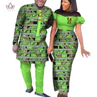 bintarealwax african sweet lovers matching couples clothes women top and skirt mens top and pant couple clothes suits wyq753