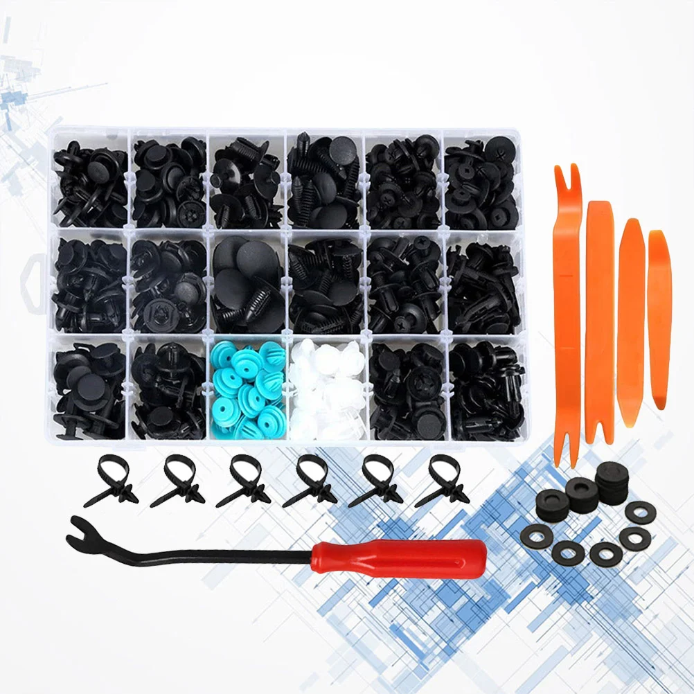 

360 PCS Car Rivet Retainer Fastener Kit Push Pin Body Bumper Trim Screw Holder Moulding Clip Automotive parts and accessories