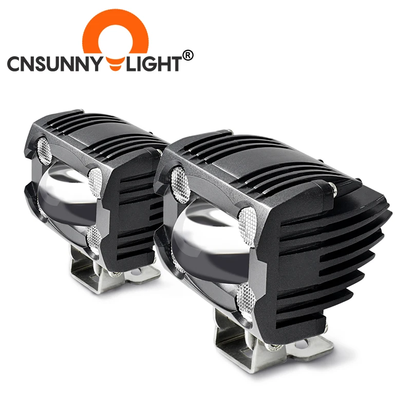 LX20 90W 24000Lm Bi-LED Мотоцикл Фара Hi/Lo Beam DRL Белый Водонепроницаемый Автомобильный SUV ATV Светодиодный Вспомогательный Тумановой Свет Желтый вкл.