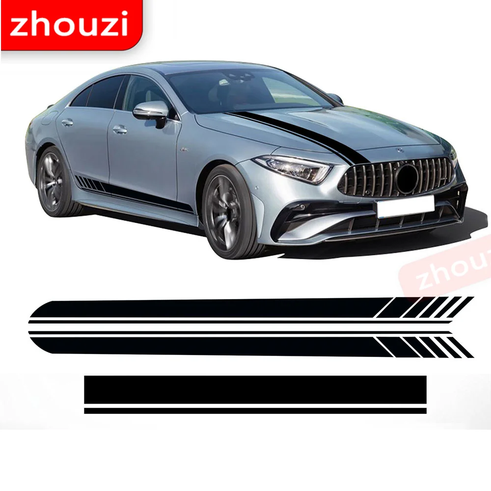 

Наклейка на боковую юбку для Mercedes Benz CLS Class C257 W218 W219 CLS350 CLS63 AMG CLS55 X218 Edition 1 AMG