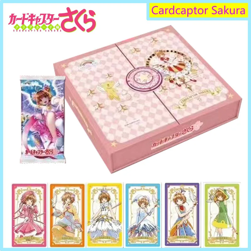 

Anime CardCaptor Sakura Series Collection Cards Booster Box Sakura Character Exquisite Peripheral Toys Card Kids Birthday Gifts
