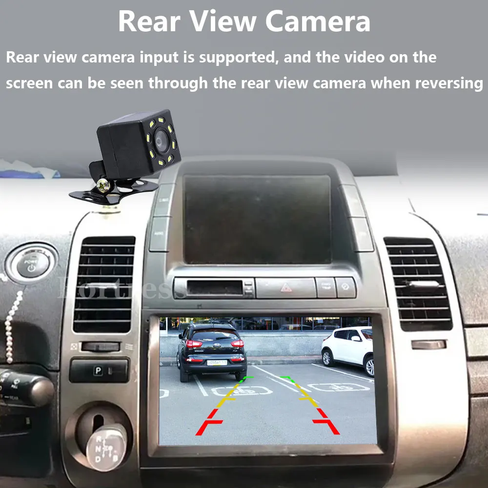 Фото Android 16 для Toyota Prius 20 2003-2009 авто радио мультимедиа стерео головное устройство плеер навигационный экран GPS Carplay без 2din DVD №3
