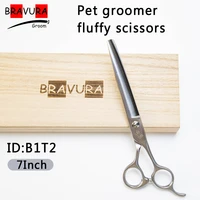 7 inch pet dog grooming scissors bichon teddy dog scissors traceless tooth thinning shears for dogs products 65 rate