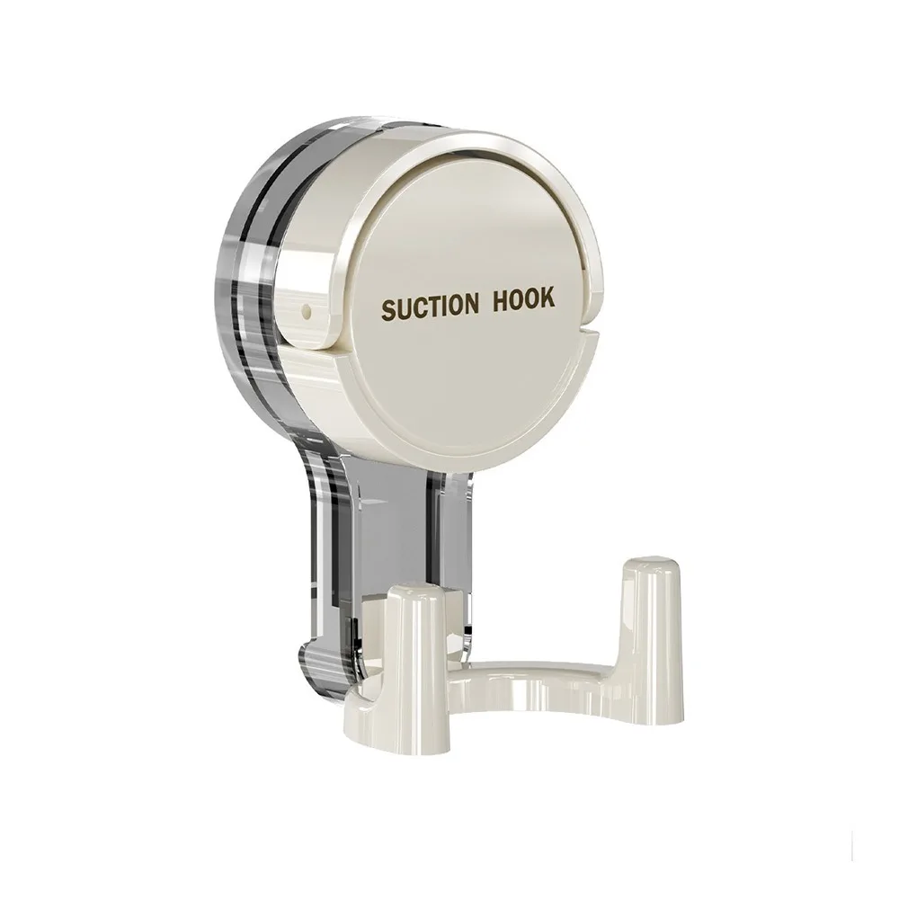 Крючки на присоске белые ABS пластик