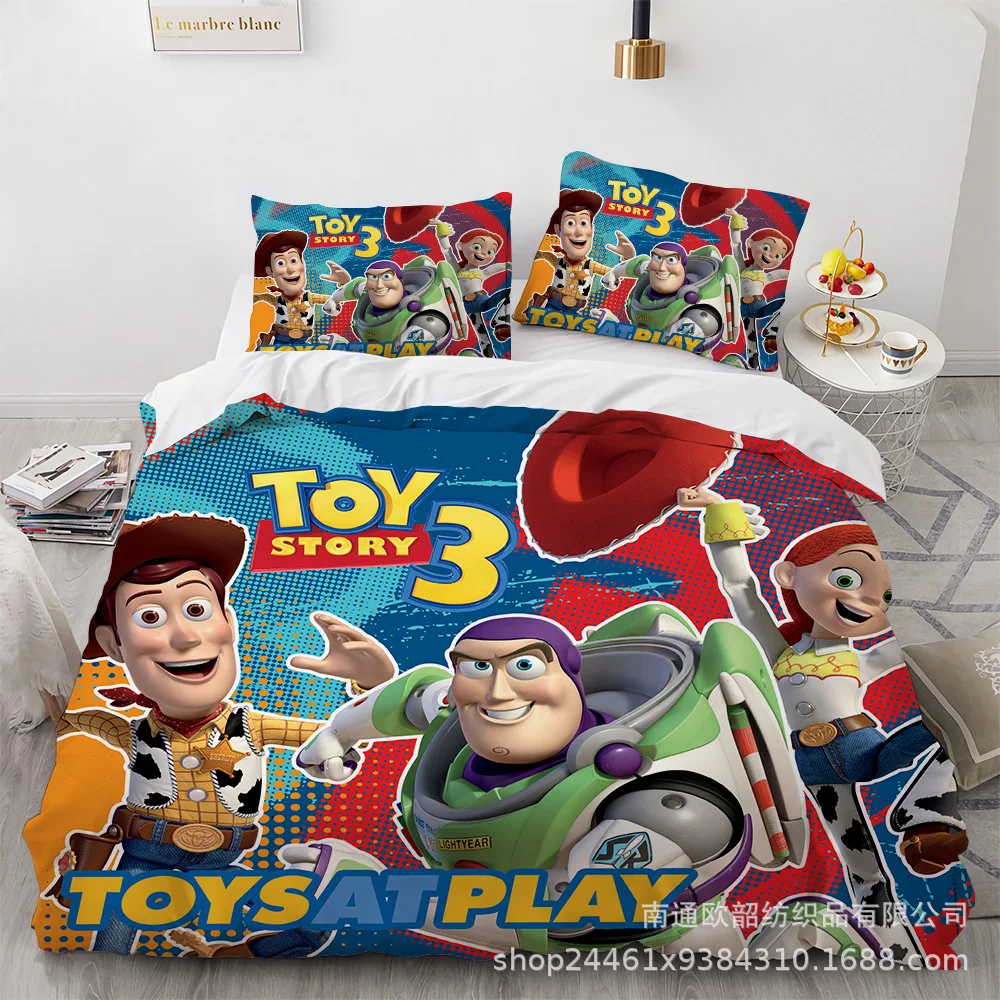 Комплект постельного белья из 3 предметов с героями Диснея анимация История