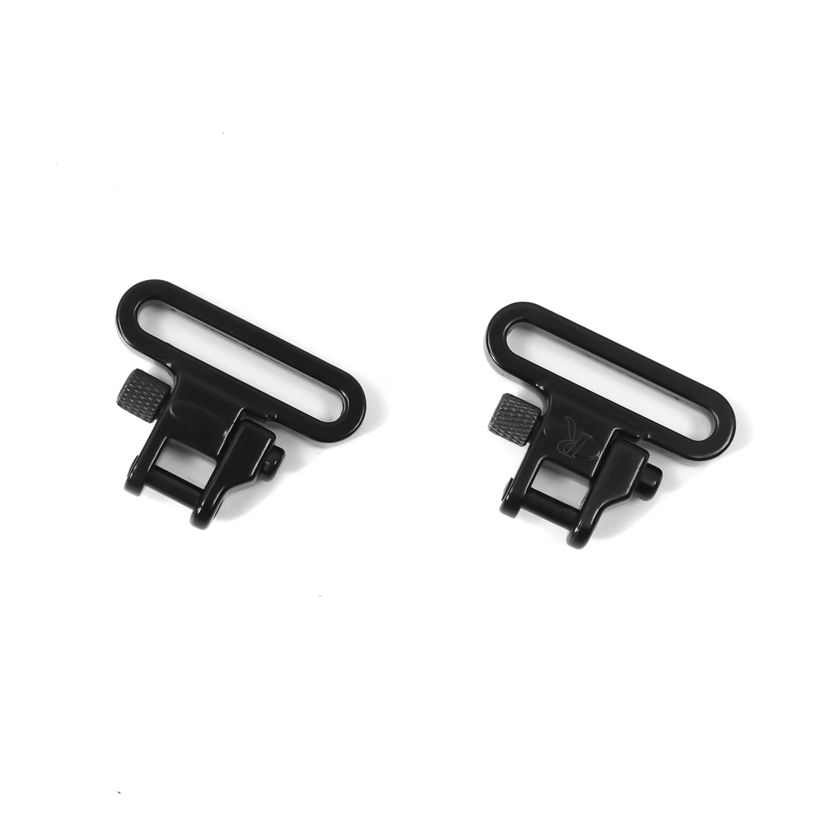 2PCS Tactical Quick Detach Swivels 1.25 inch Heavy Duty Outdoor Hunting Gun Accessories Rifle Sling Set for