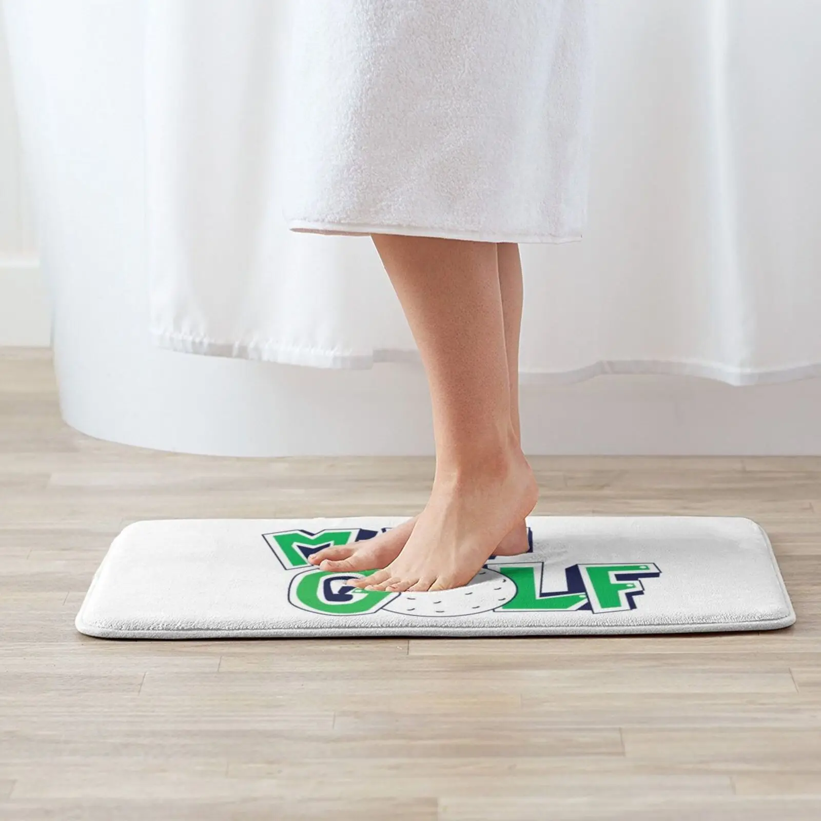 Коврик для мини-гольфа нескользящий мягкий коврик поглощения воды мужчин и