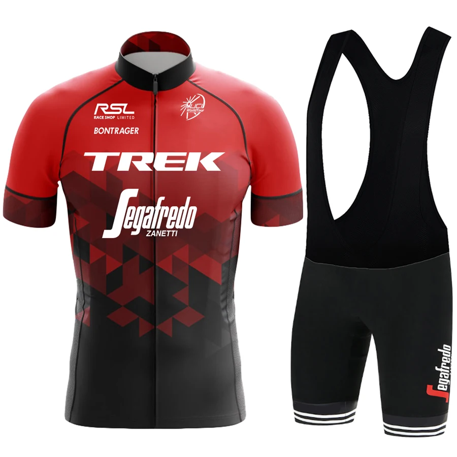 

TREK Cycling Jersey Set Men Cycling Clothing Road Bike Shirts Suit Bicycle 19D Gel Bib Shorts MTB Ropa Ciclismo Maillot 2023