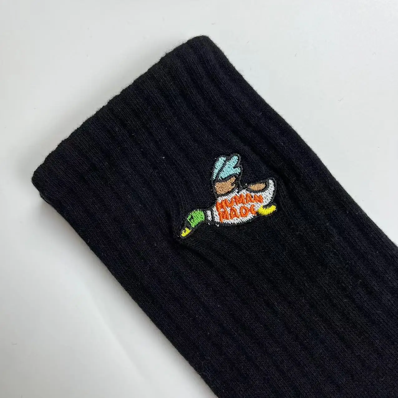 3 Pairs/box Human Made Sock Men Women Skateboard Cotton Crew Street Fashion Brand Socks Embroidery Flying Duck Socks Unisex