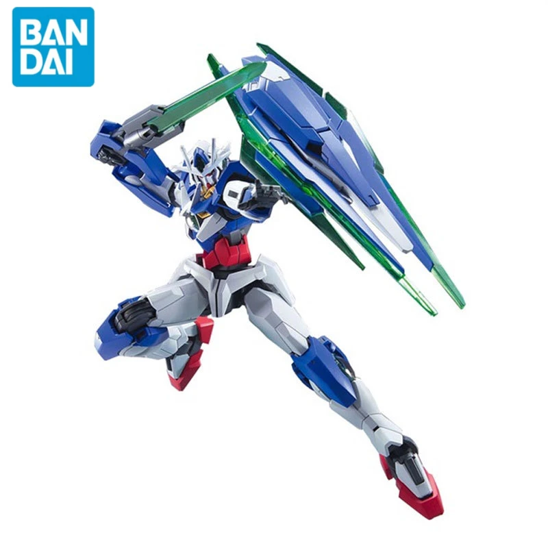 

Оригинальные фигурки Bandai Gundam HG 66 1/144 GNT-0000 00 Qan[T]/00 Quanta Quantum 00Q 58784, Сборная модель, аниме экшн-фигурки