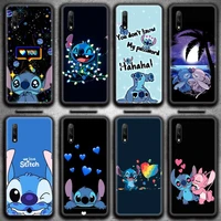 cute cartoo stitch phone case for huawei honor 30 20 10 9 8 8x 8c v30 lite view 7a pro