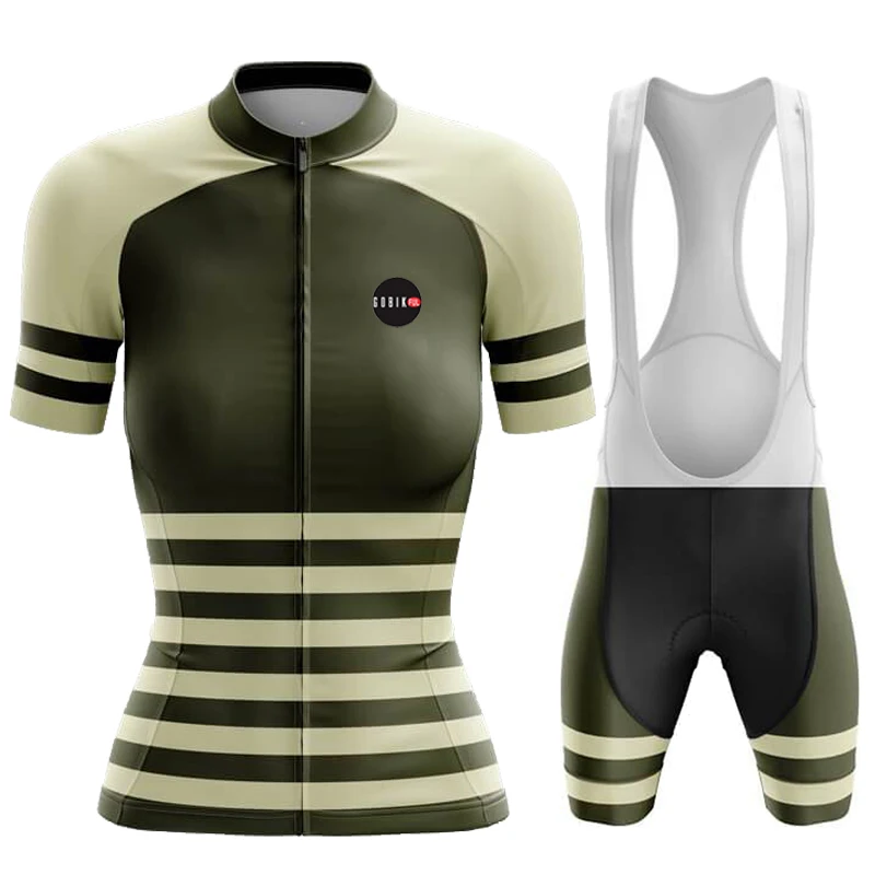 

2022 New Women's Cycling Jersey Set Summer Anti-UV Cycling Bicycle Clothing Quick-Dry Mountain Female Bike Clothes Cycling Set