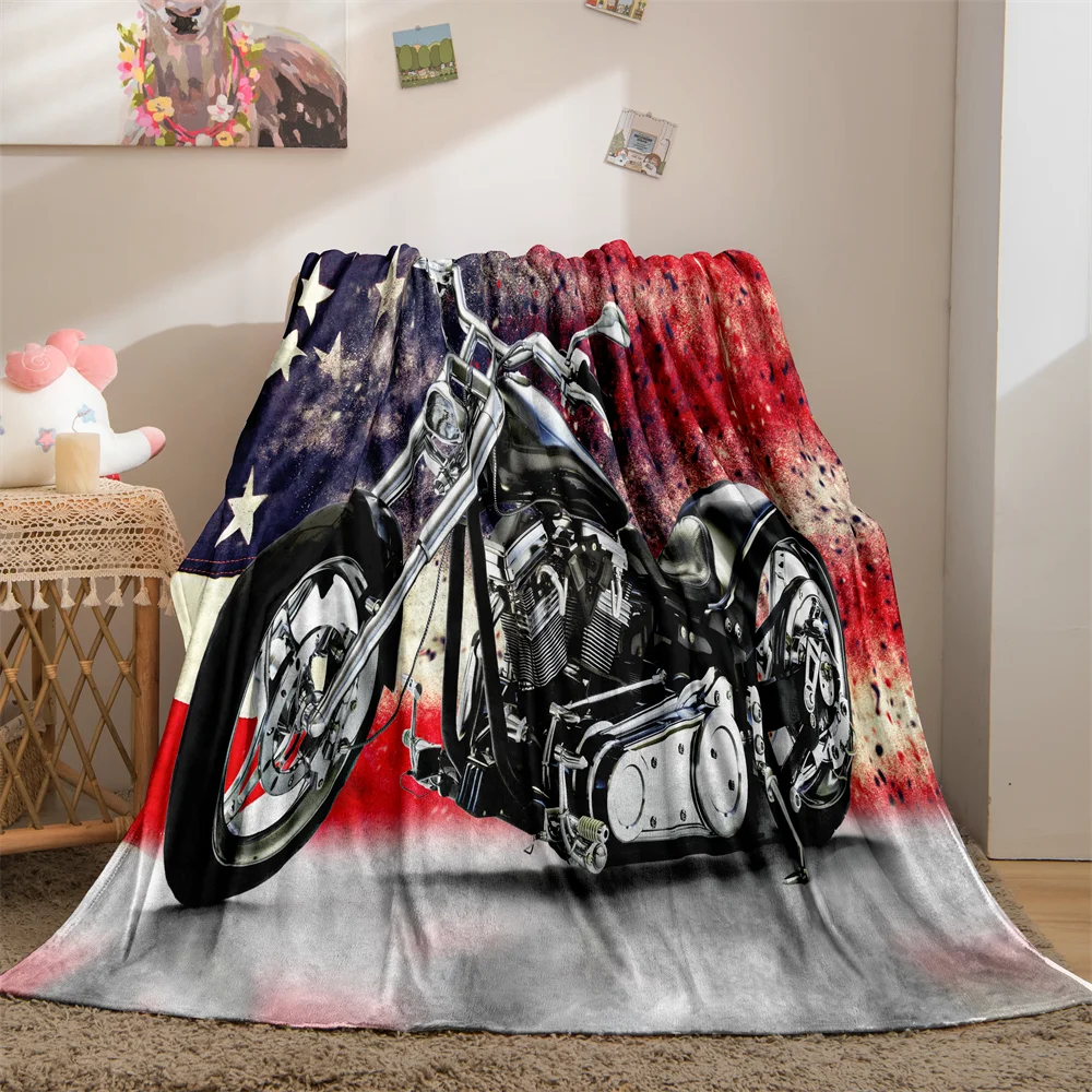 

Мотоциклетное фланелевое одеяло, для кросса, внедорожного велосипеда, супермягкое удобное теплое покрывало для кровати, дивана, Декор
