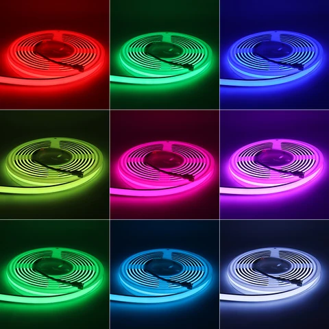 FOB COB RGB адресная светодиодная лента 24В 1 метр