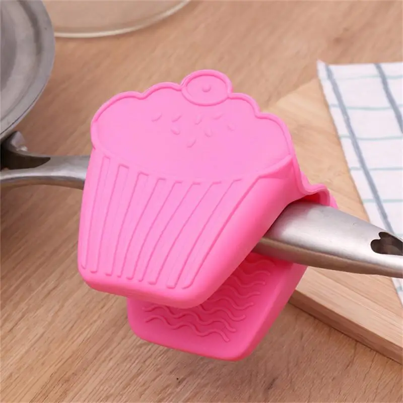 

1pc Mini Silicone Heat Insulated Clip Multi-purpose Pot Bowl Dish Plate Clamp Holder Non-slip Gripper Pot Holder Kitchen Gadgets