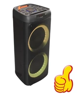 10 inch professional amplifier audio pa pair speaker with blue tooth function fm radio wireless microphone