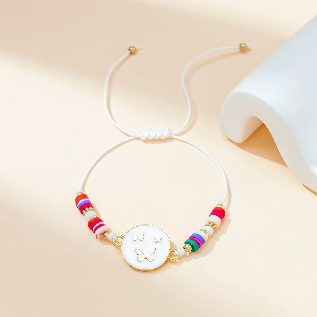 Регулируемый браслет со звездами луной смайликами и бабочками ювелирные изделия