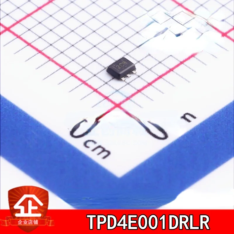 10pcs New and original TPD4E001DRLR Screen printing:2CR SOT563 Transient suppression diodes TPD4E001DRLR SOT-563 2CR