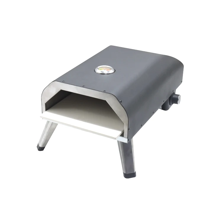 

Portable 12 Inch Commercial Stainless Steel Outdoor Mini Gas Pizza Oven With Folding Leg