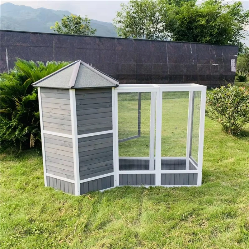 Роскошная деревянная клетка ласточкин для птиц домашних животных с принтом Shunda