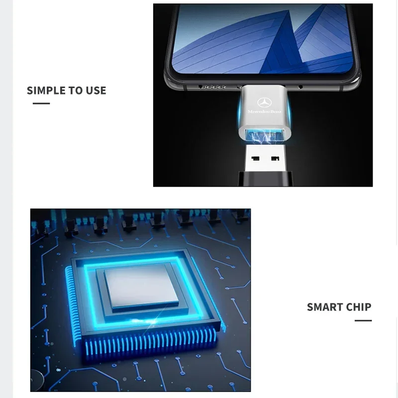 USB-адаптер линии передачи данных Type-C высокоскоростной порт аксессуары для Mercedes