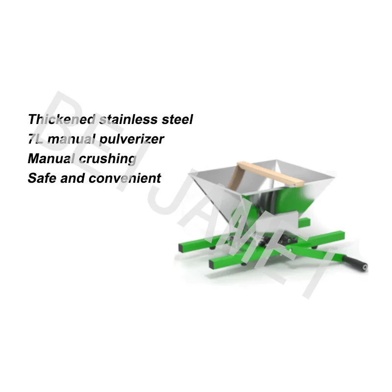 7л мельница для винограда и яблок большой маховик ручная работа из нержавеющей