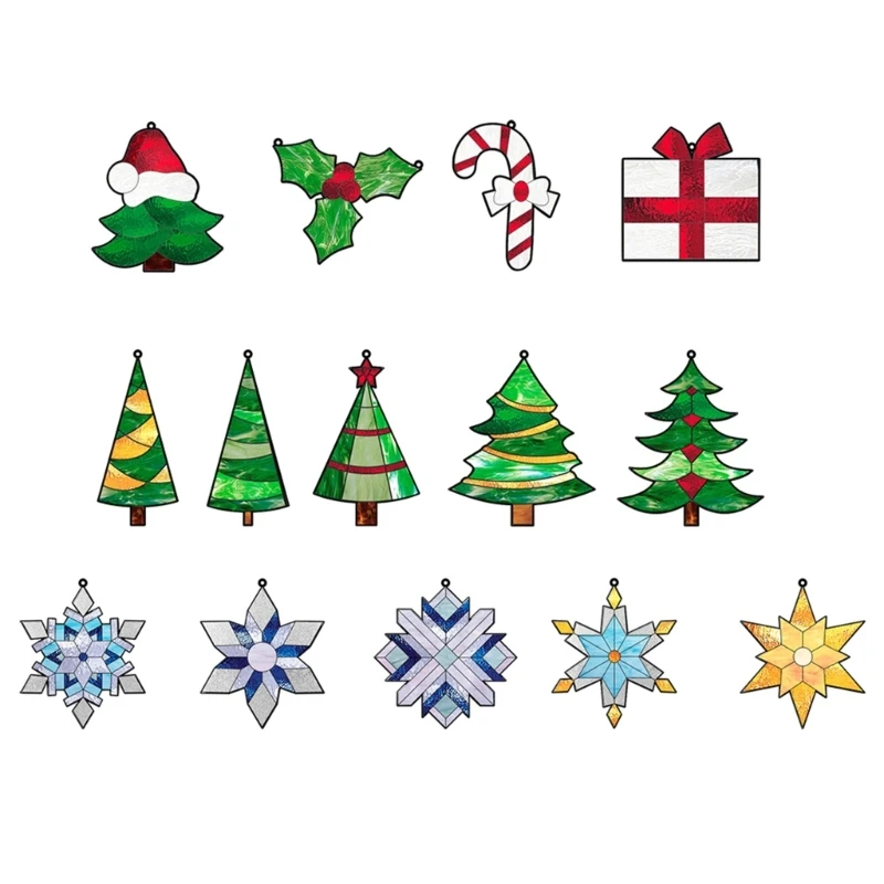 

Креативные акриловые елочные подвески, праздничный подвесной декор для рождественских елок