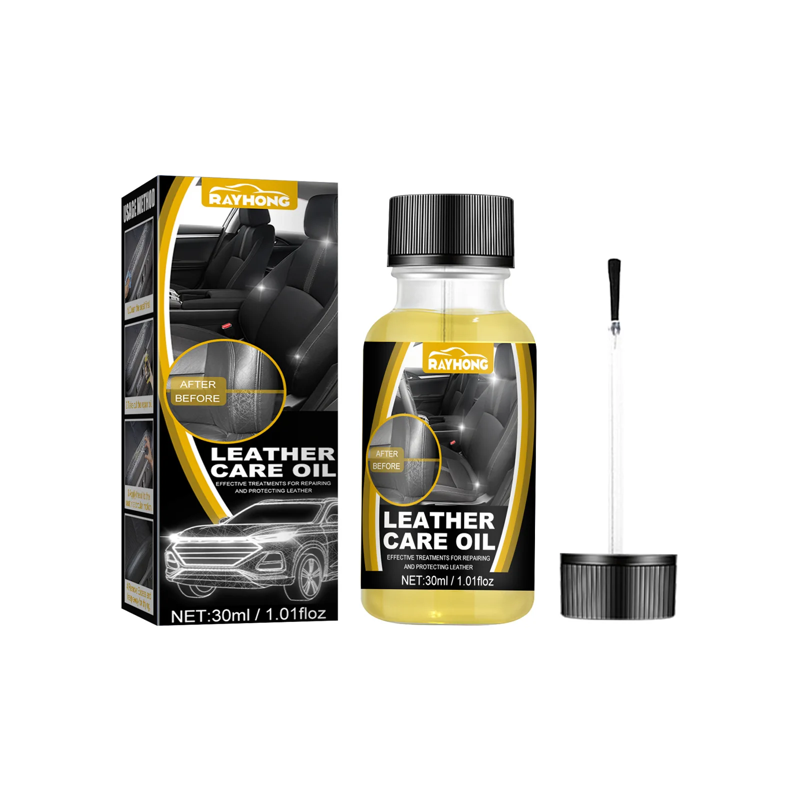 

Car Leather Cleaning Care Agent Interior Leather Care Oil Car Seat Refurbishment Maintenance Agent Moisturizing Bright Liquid