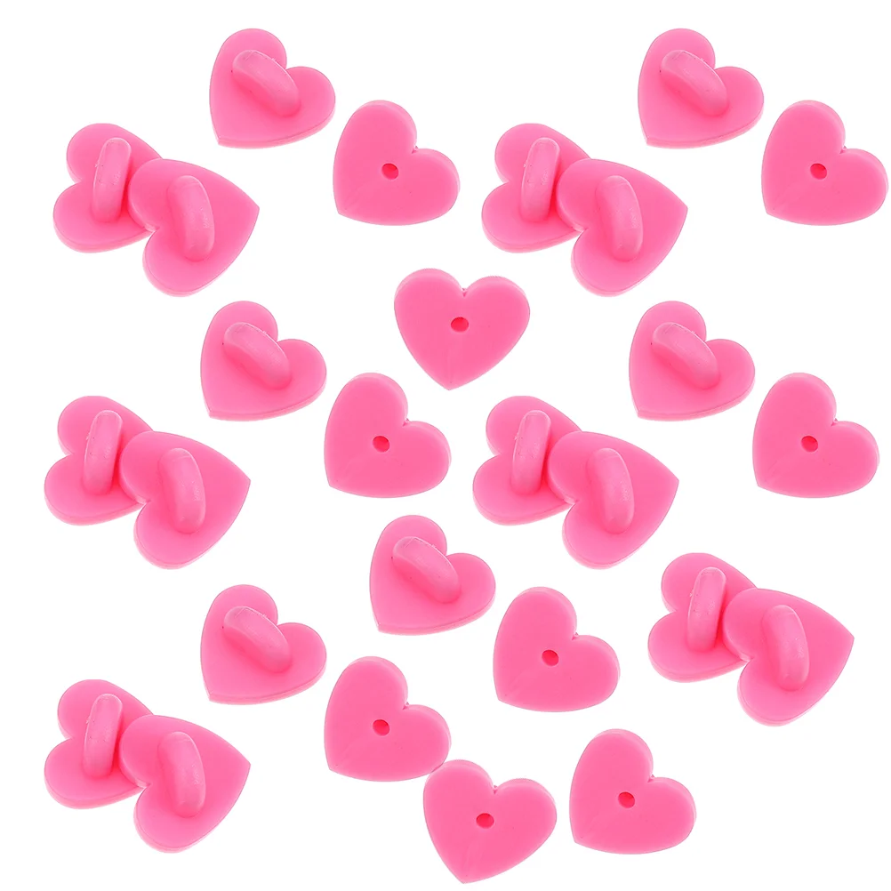 

Pin Backs Brooch Lockingfor Lapel Clasp Rubber Backings Heart Secure Shape Buckle Badgesbases Clutch Keeper Keepers Shaped Tacks