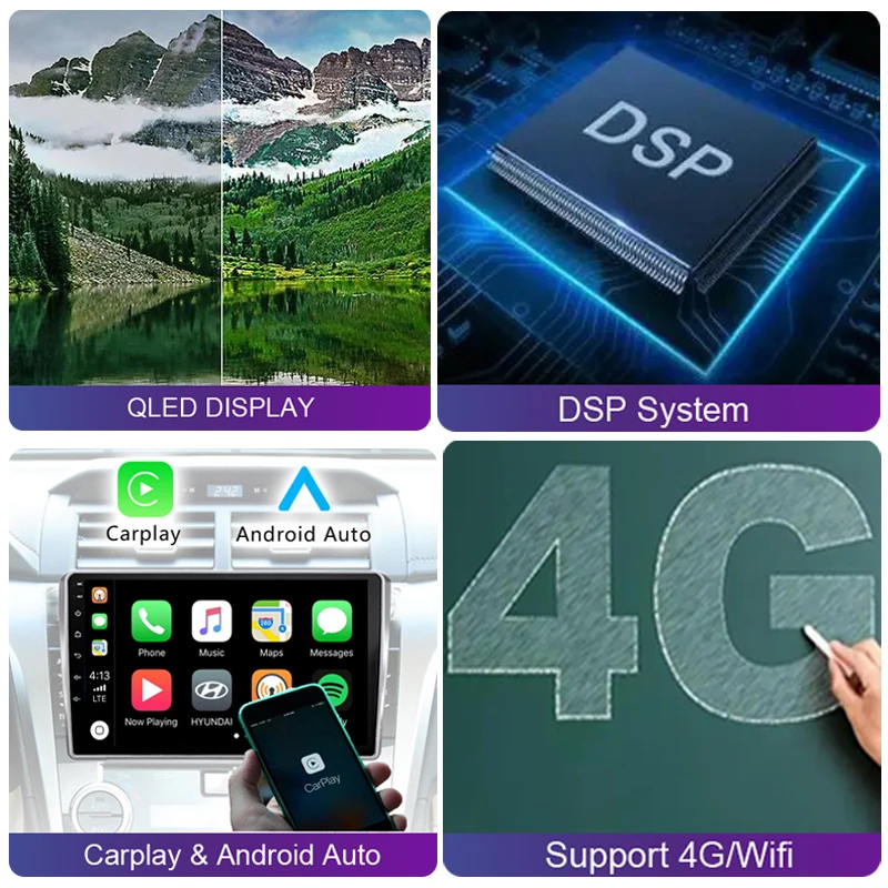 Roadwise 4G DSP 2din Android автомобильное радио мультимедийный плеер GPS-навигация для Volkswagen