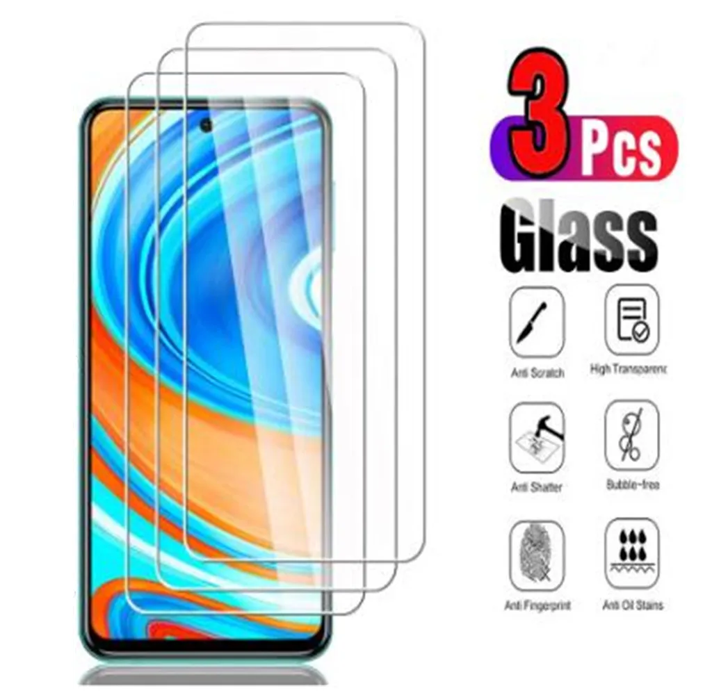 

Защитное стекло для Xiaomi Redmi Note 10 9 8 7 Pro Note 9S 8T 5 6 Pro, пленка для экрана Redmi 9 9A 9C 8A 7A 8 7, стекло, 3 шт.