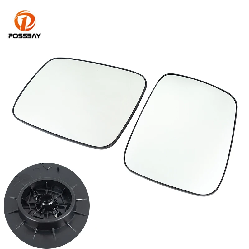 

2Pcs Car Front Door Rearview Mirror Glass with Backing Plate Side Wing Glass Auto Exterior Parts for Volkswagen VW T4 1990-2003