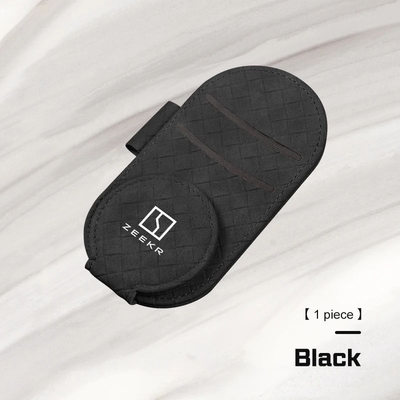 

Для Zeekr Krypton 001 07 009 2025 Zeekr X 7X автомобильный солнцезащитный козырек, зажим для очков, органайзер для хранения солнцезащитных очков с несколькими карманами, аксессуары