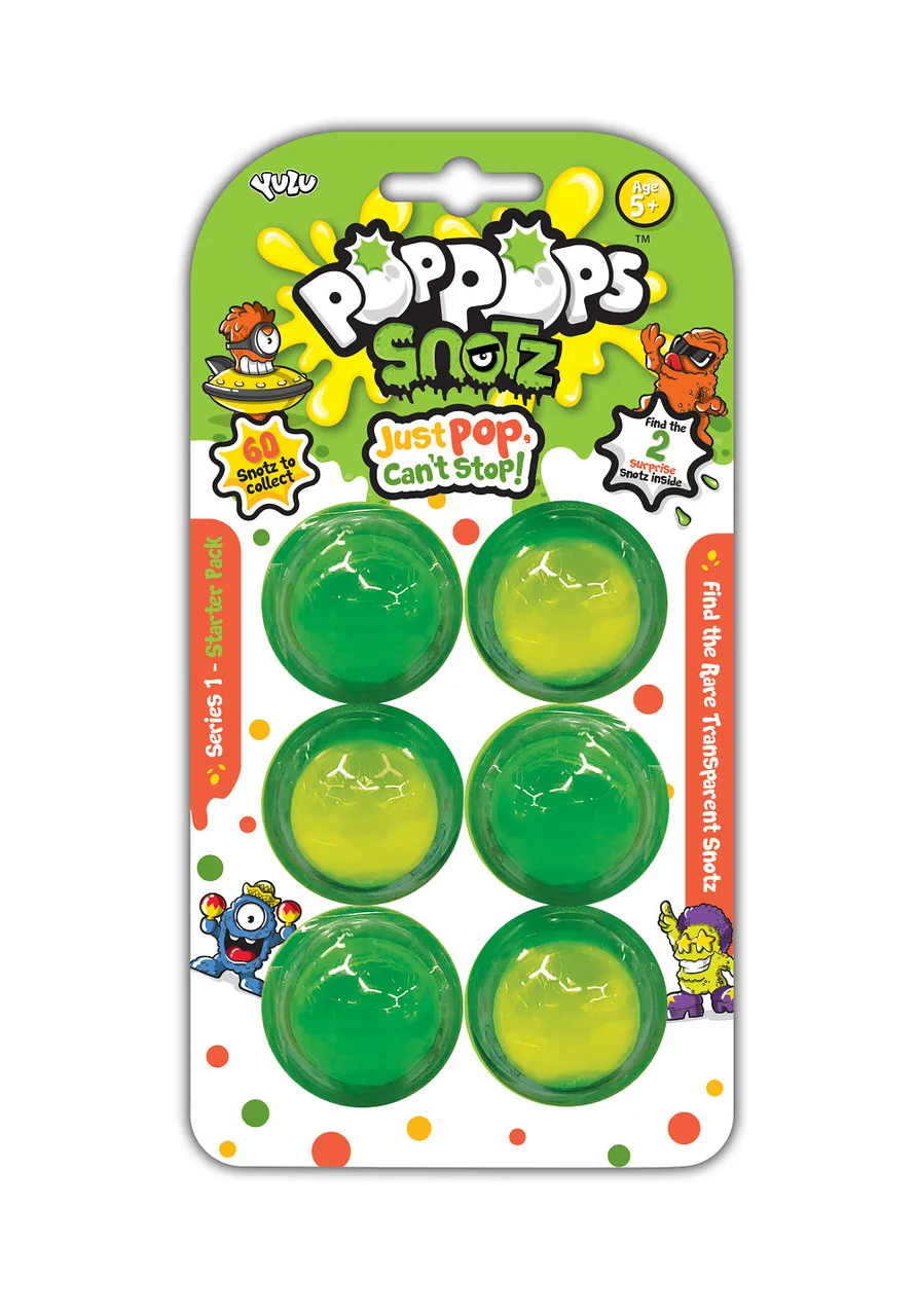 Игрушка PopPops &quotСнотз&quot (6 штуки) YL50001 | Игровая комната